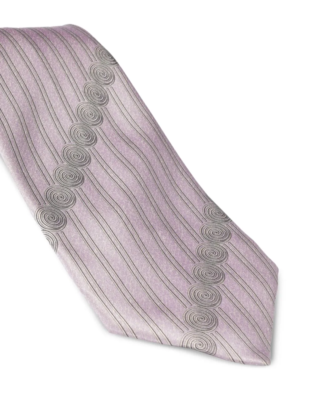Zilli linear swirl silk ties (pack of two) Blauw