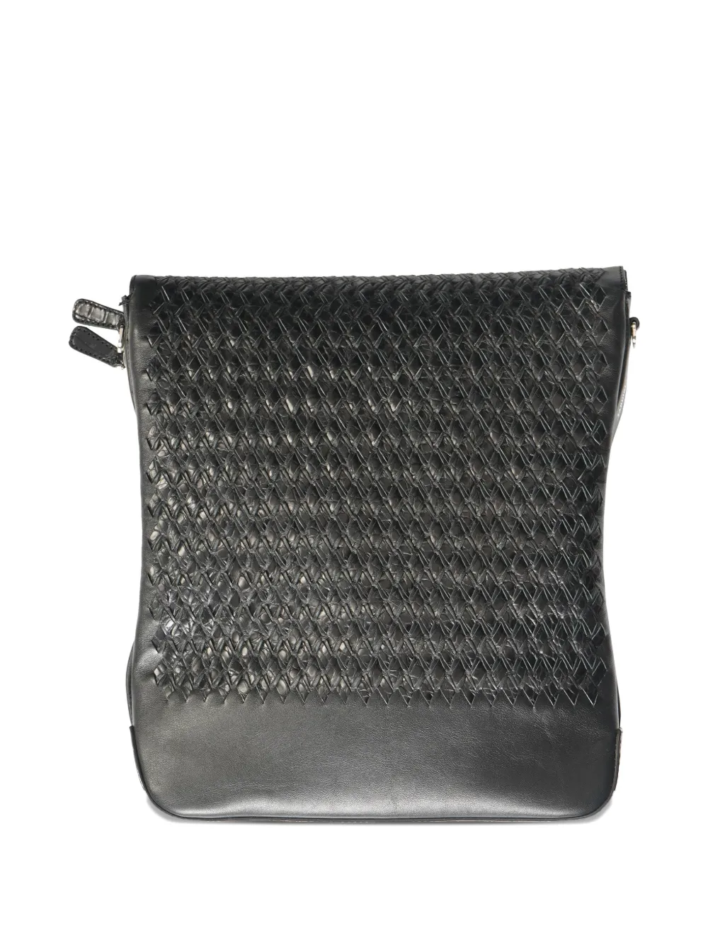 Lardini woven leather messenger bag | Image 2