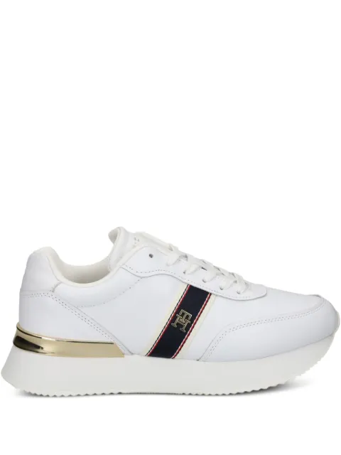 Tommy Hilfiger leather striped low-top sneakers