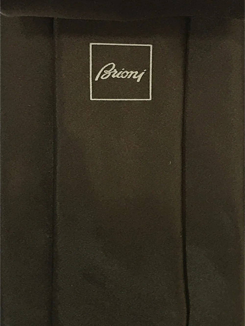 Brioni silk tie Beige