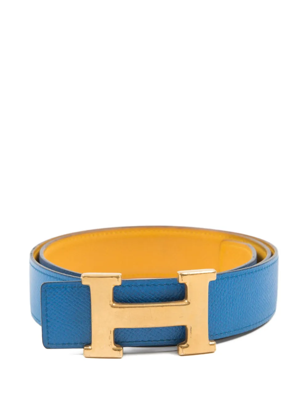 Hermès Pre-Owned 1996 Constance bicolor belt | أزرق | Image 1