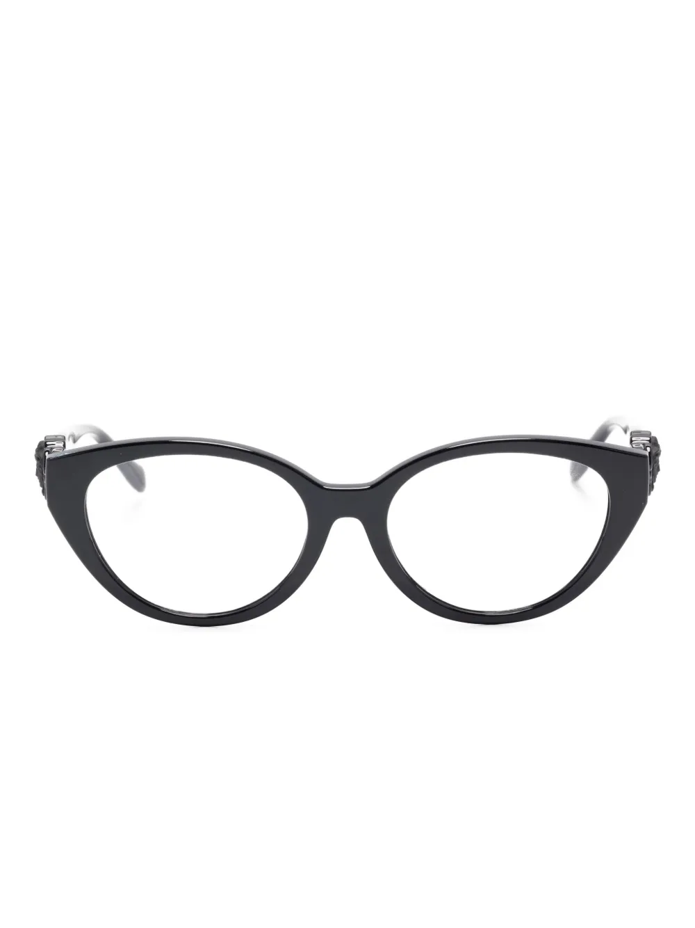 Versace Kids Medusa cat-eye glasses Zwart