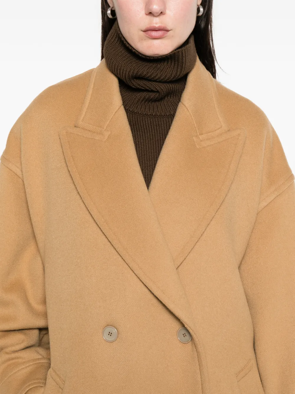 Isabel Marant Winry Double-breasted Coat In Neutral
