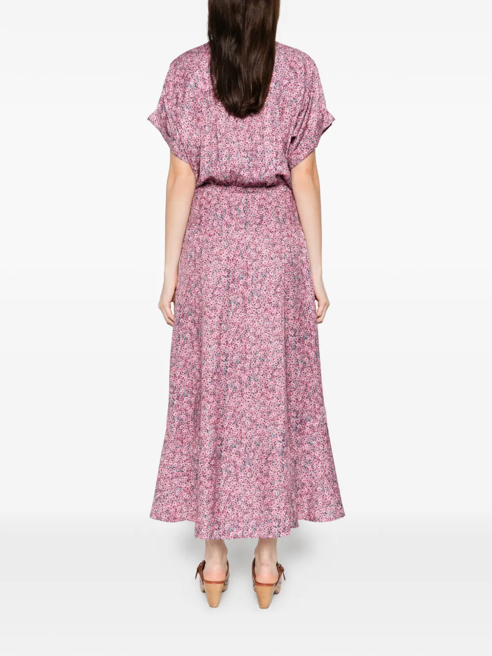 ISABEL MARANT Blousejurk met bloemenprint Roze
