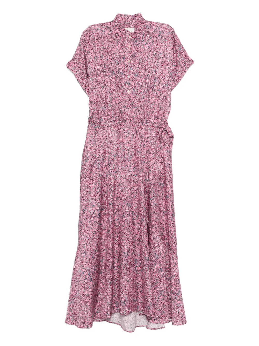 ISABEL MARANT floral midi shirt dress - Rosa
