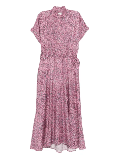ISABEL MARANT floral midi shirt dress