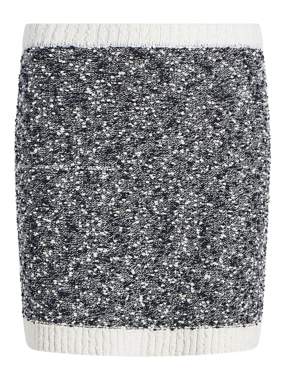 Cinq A Sept Adalee contrast-trimmed knit mini skirt | Blue | Image 1