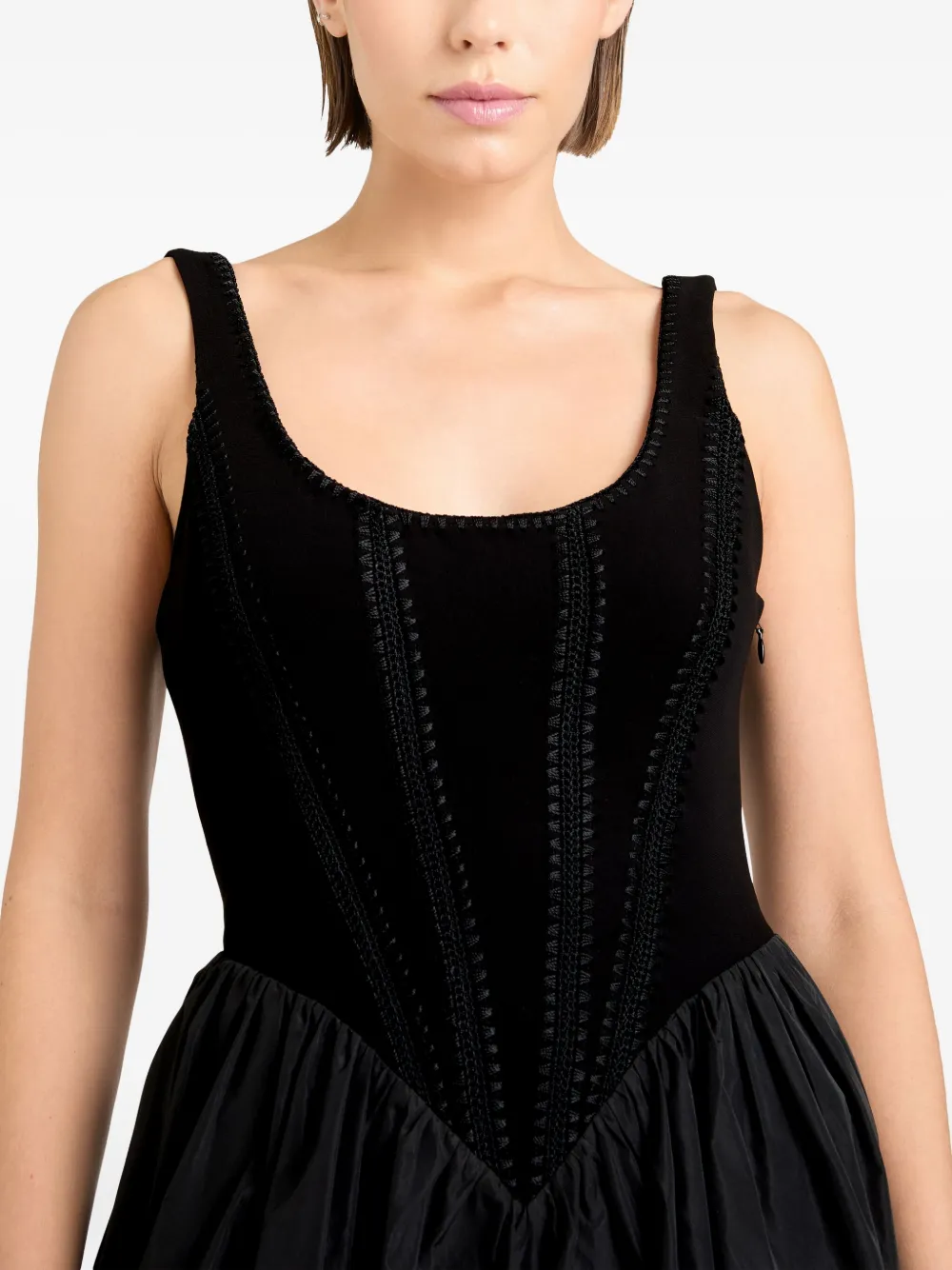 Cinq A Sept Crochet Martay dress Zwart