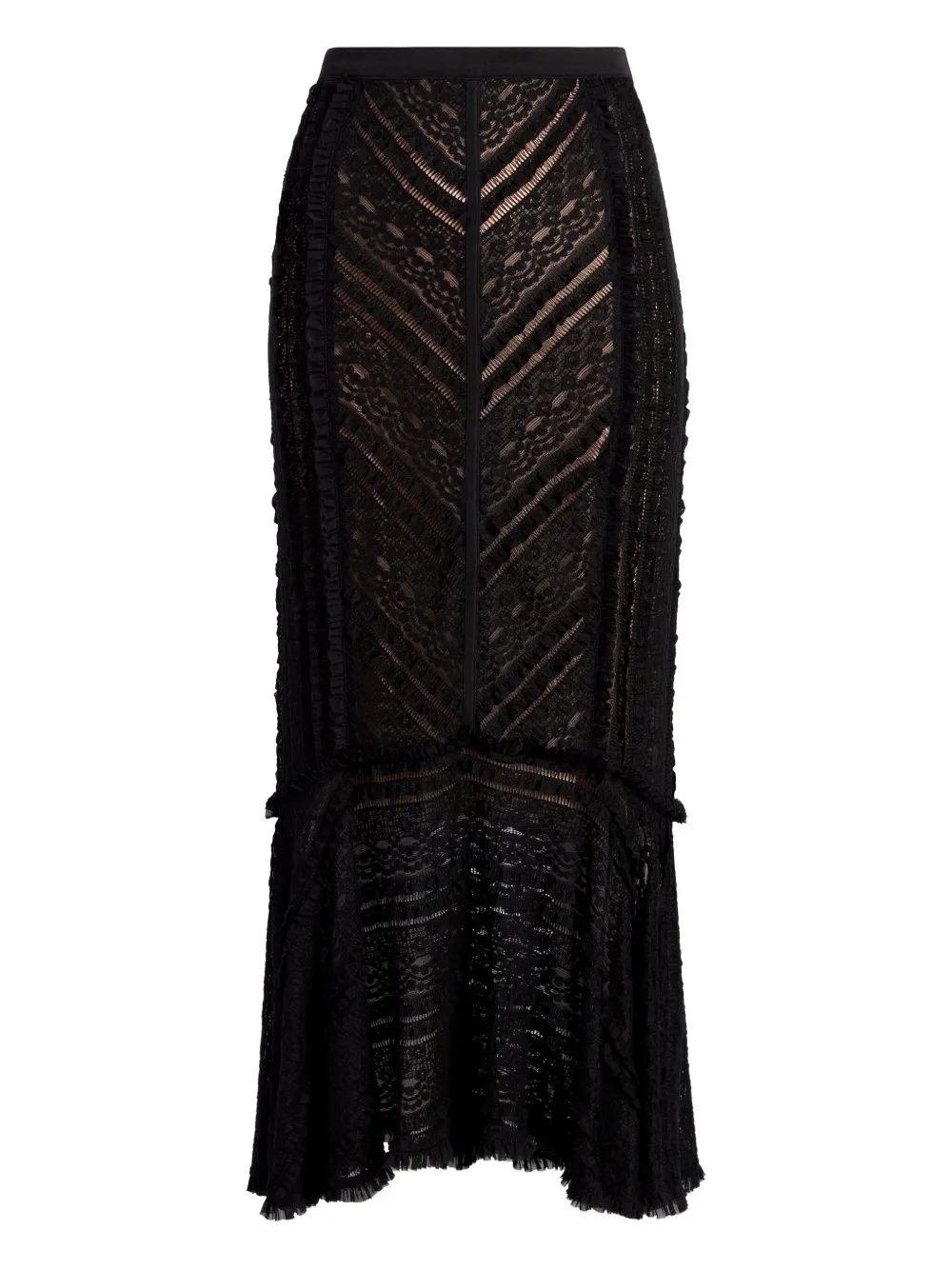 Cinq A Sept Maceio ruffled skirt | Black | Image 1