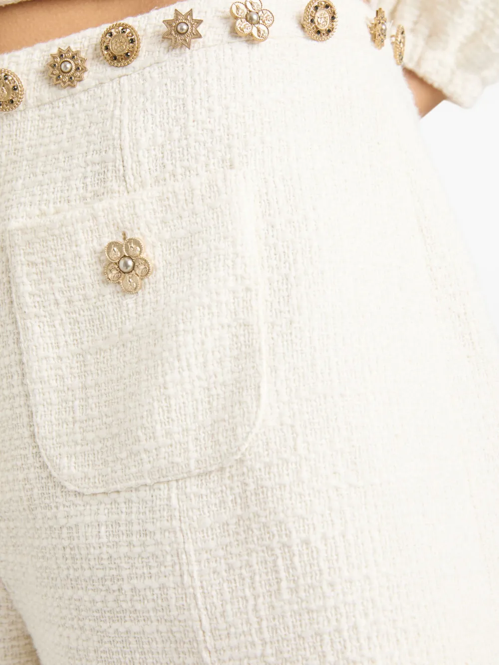 Cinq A Sept Ansey embellished shorts Wit