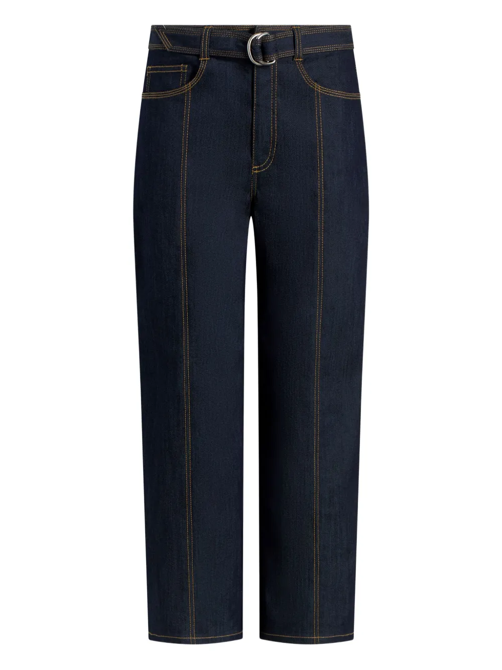 Cinq A Sept contrast-seams jeans - ブルー Cinq A Sept contrast-seams jeans - ブルー