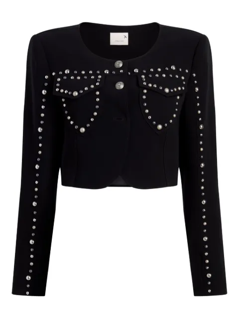 Cinq A Sept Olga studded cropped jacket