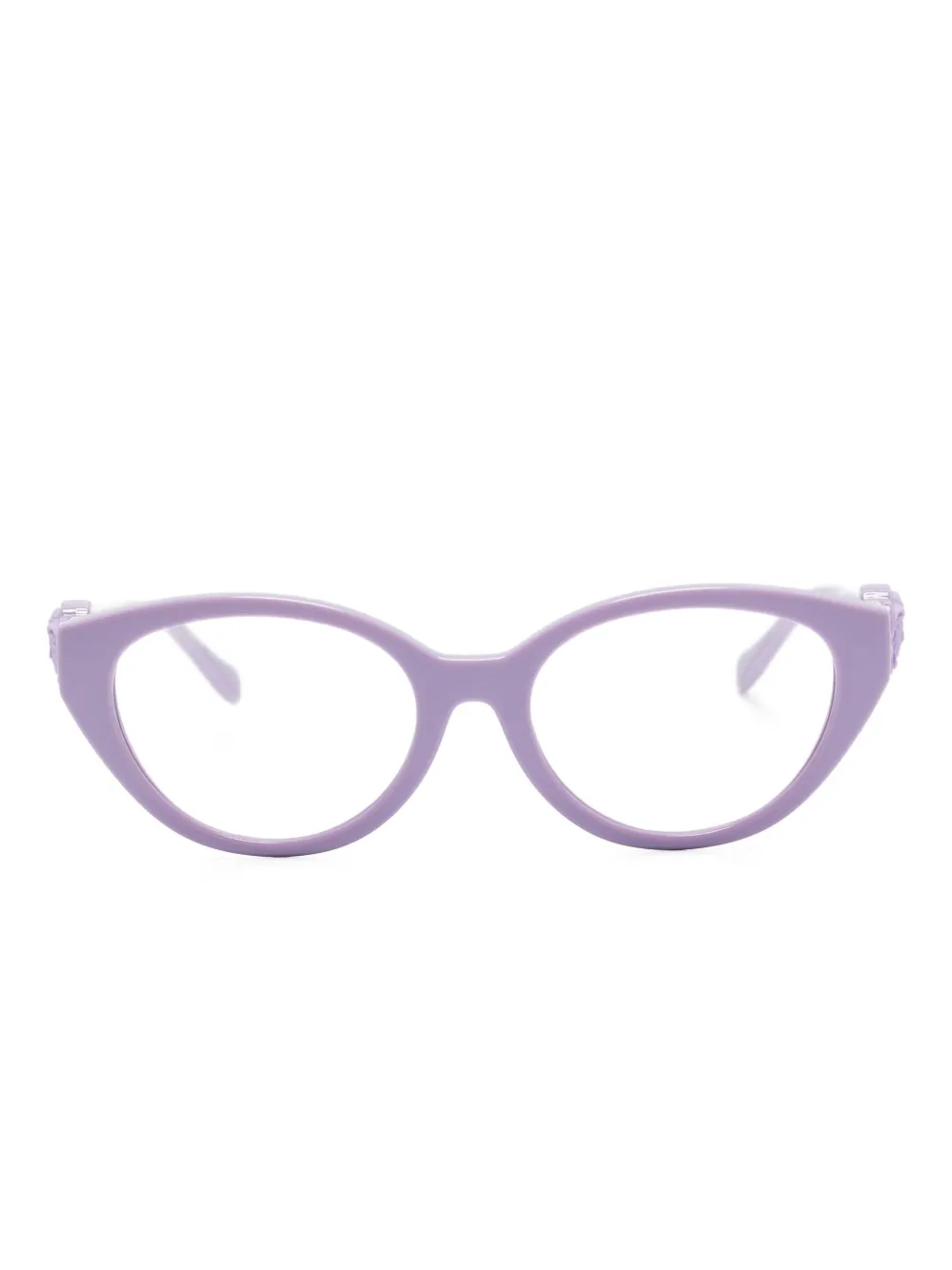 Versace Eyewear Medusa verfraaide zonnebril met cat-eye montuur Paars