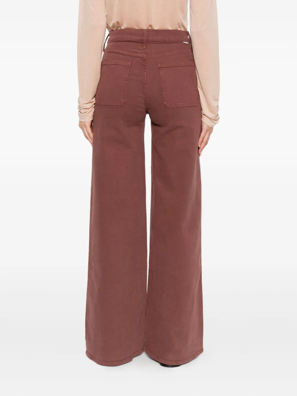 MOTHER patch-pockets jeans Bruin