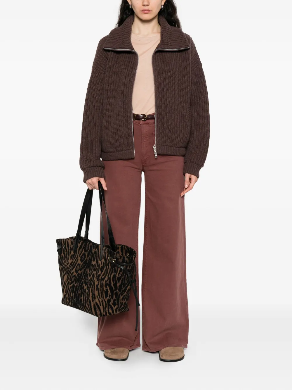 MOTHER patch-pockets jeans Bruin