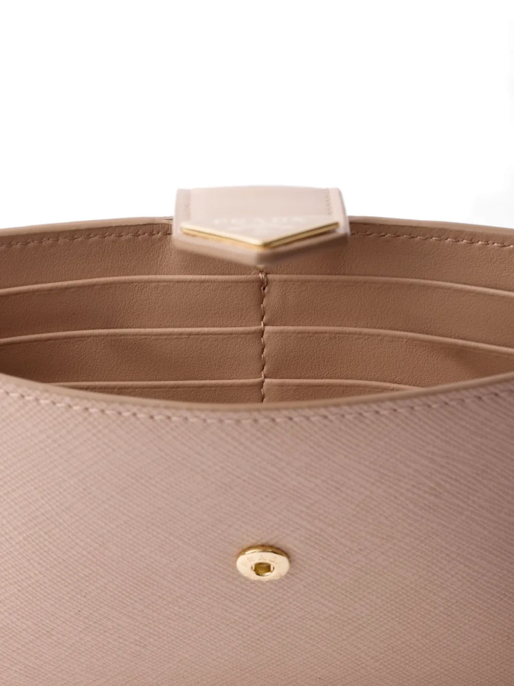 Prada Portemonnee met logo Roze