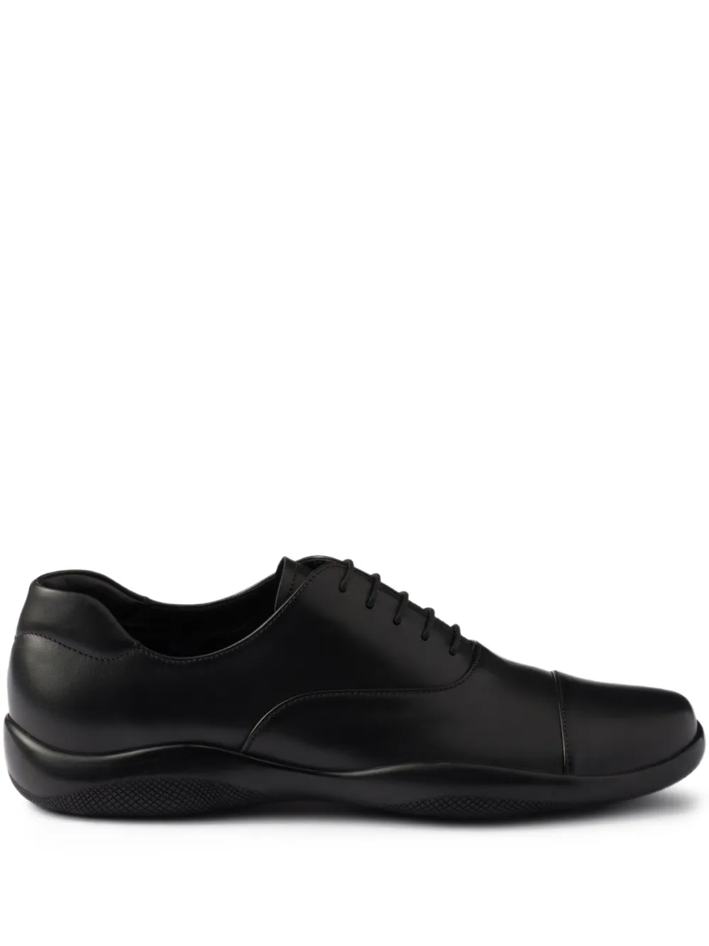 Prada leather sneakers Black
