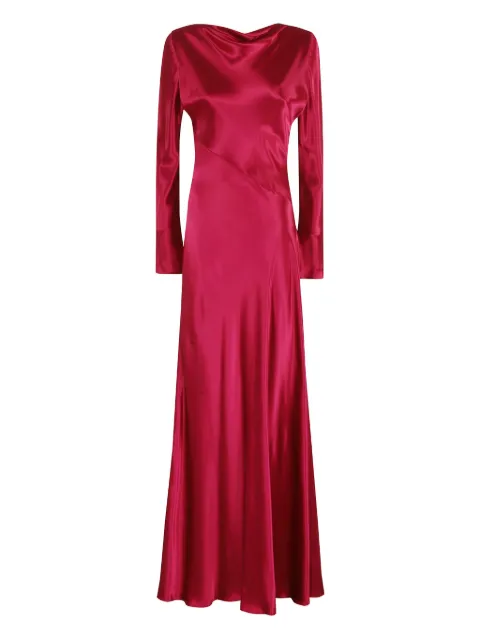 Alberta Ferretti bias-cut maxi dress