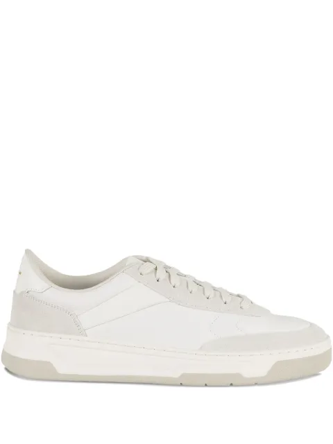 BOSS leather lace-up low-top sneakers