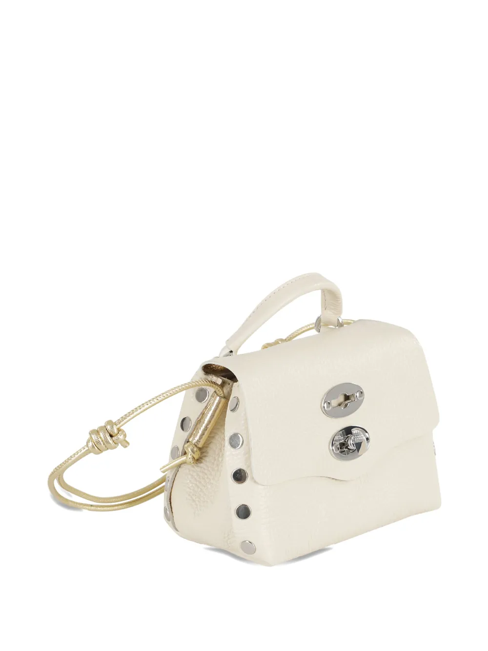 Zanellato Super Baby Postina crossbodytas met studs Wit