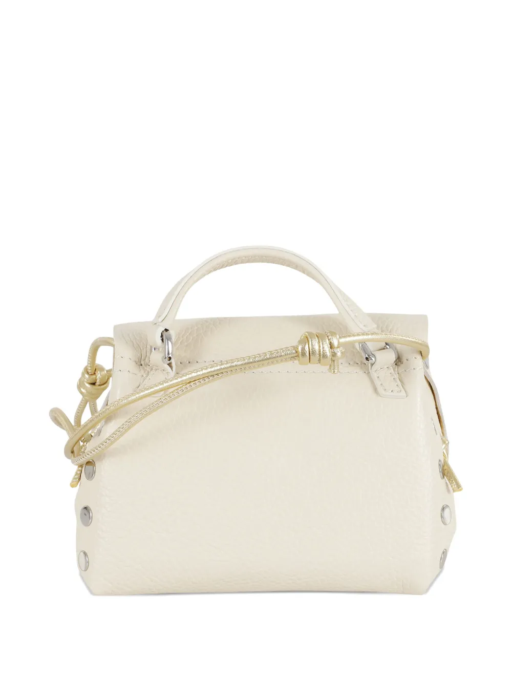 Zanellato Super Baby Postina crossbodytas met studs Wit