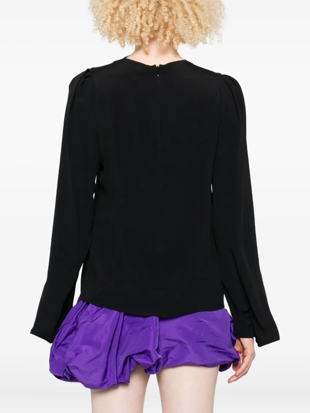 puff-sleeve top