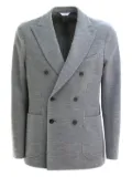 Boglioli double-breasted patch-pocket blazer - Grey