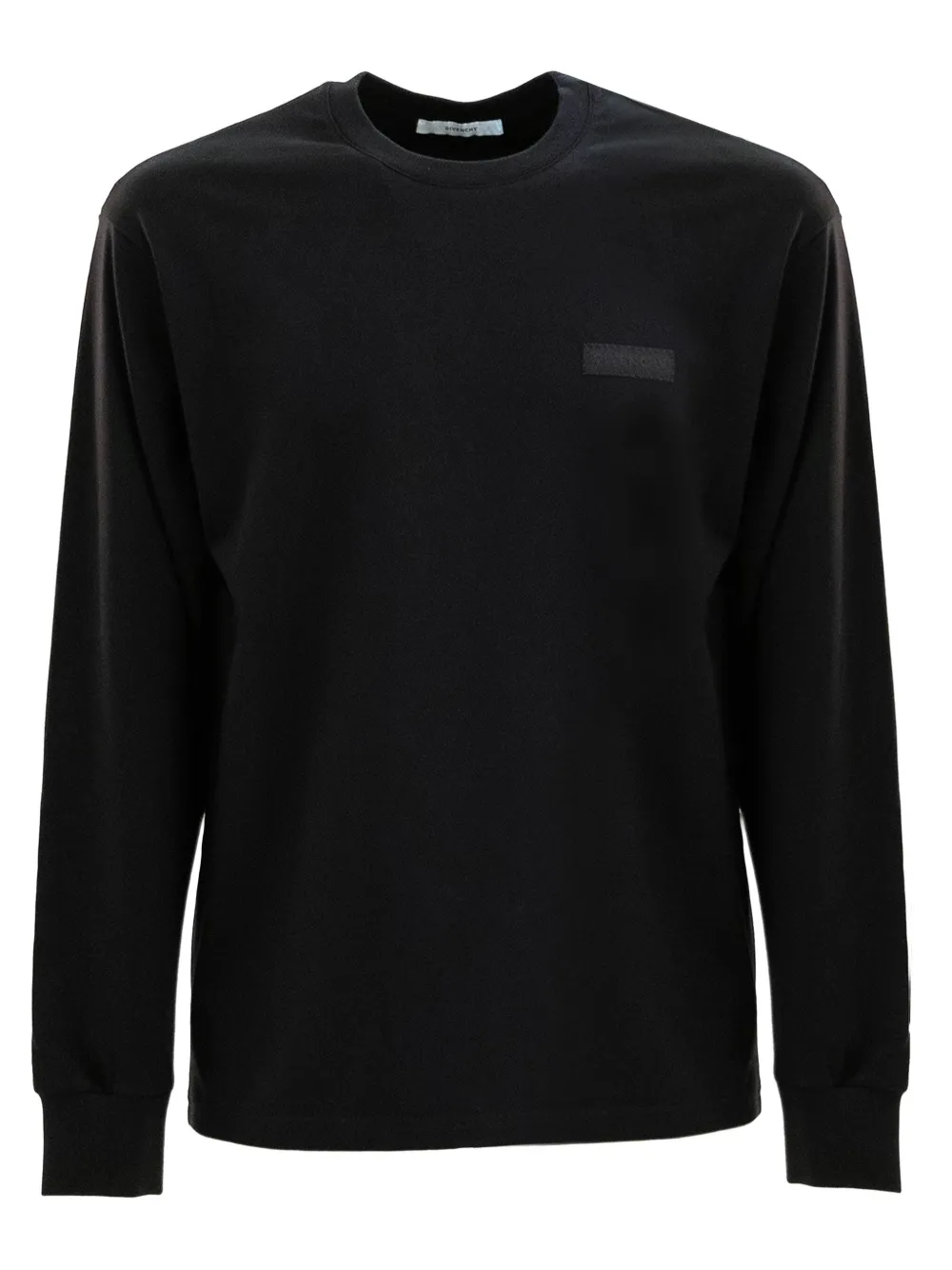 Givenchy T-shirt met logodetail en lange mouwen Zwart