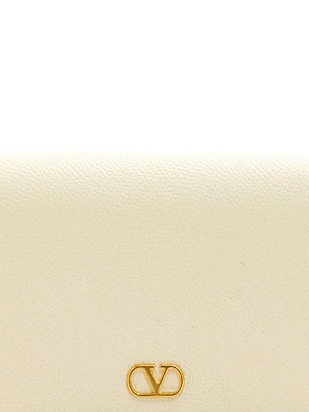 Valentino Garavani Kleine VLogo mini-schoudertas Beige