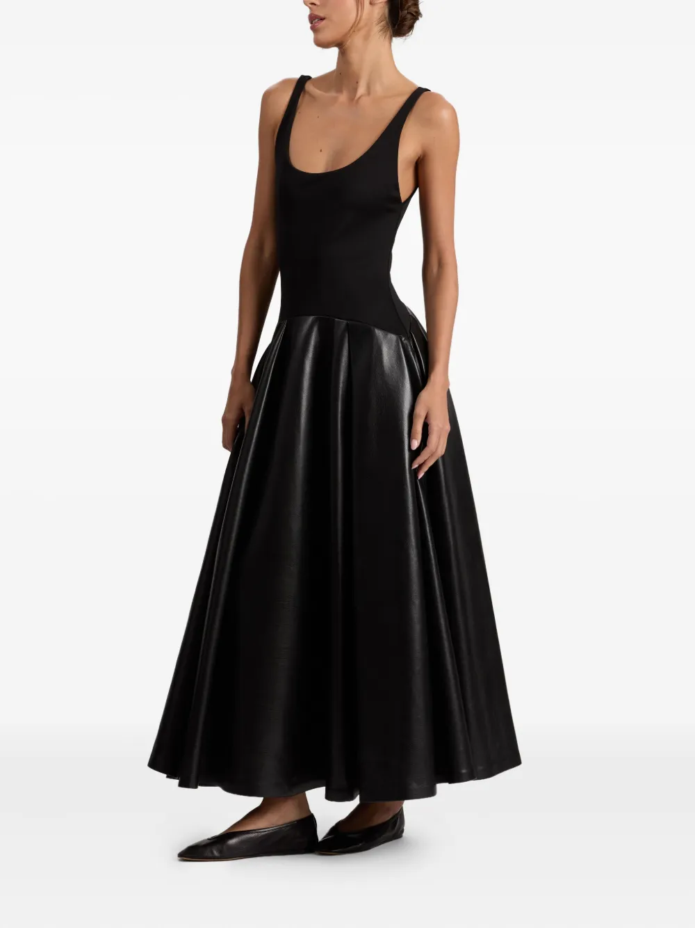 alice + olivia Adley maxi-jurk met verlaagde taille Zwart