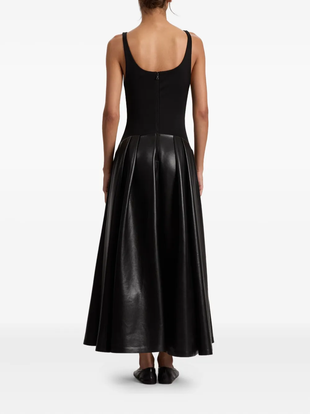 alice + olivia Adley maxi-jurk met verlaagde taille Zwart