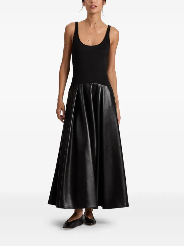 Alice + Olivia Adley Drop-waist Midi Dress - Black Alice + Olivia Adley Drop-waist Midi Dress - Black