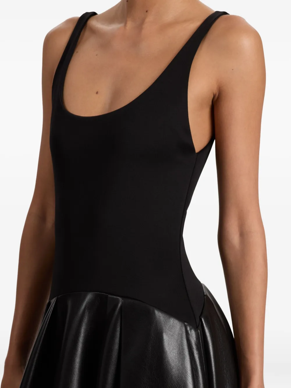 alice + olivia Adley maxi-jurk met verlaagde taille Zwart