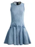 alice + olivia Adley denim mini dress - Blue