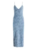 alice + olivia Julietta denim slip dress - Blue