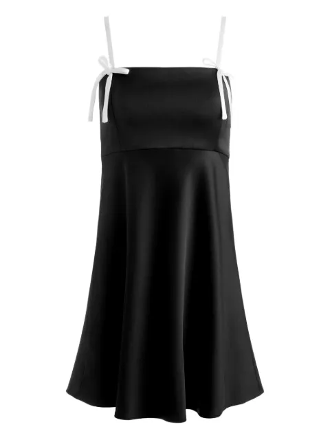 alice + olivia Morgan bow-detail mini dress