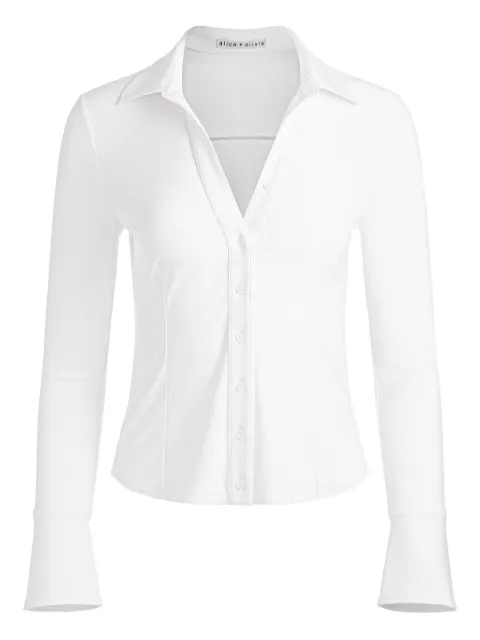 alice + olivia buttoned-down shirt