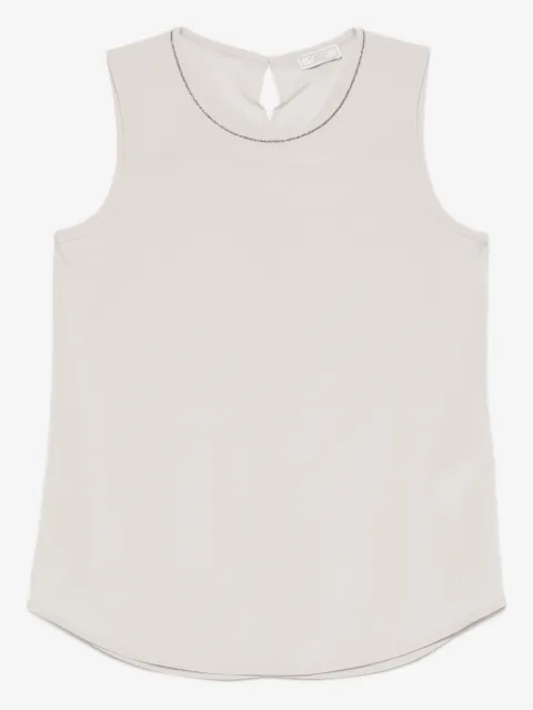 Peserico embellished sleeveless top