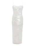 Retrofete sequin-embellished midi dress - White