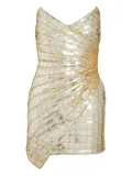 Retrofete Aura sequined mini dress - Gold