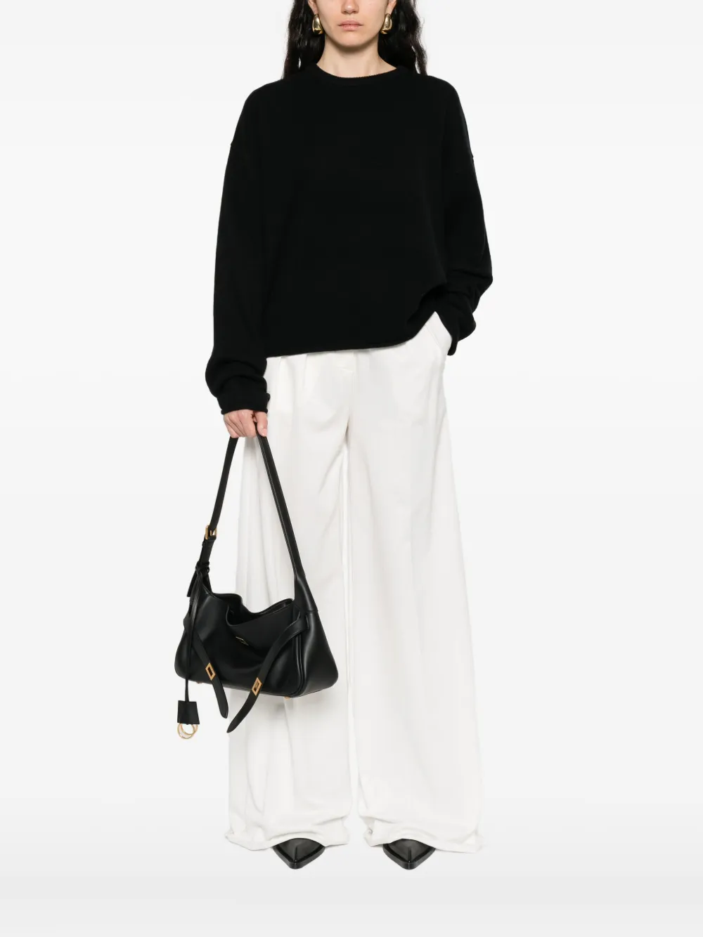 Extreme Cashmere Crew-neck Sweater In Black