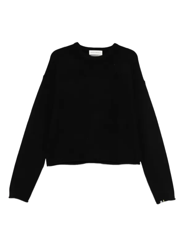 Extreme Cashmere Crew-neck Sweater in Black