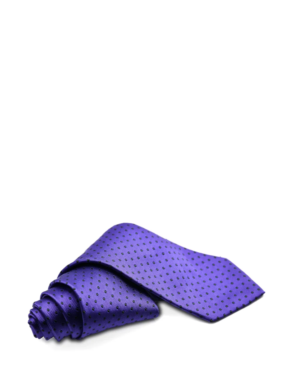 Castangia polka-dot silk tie Paars