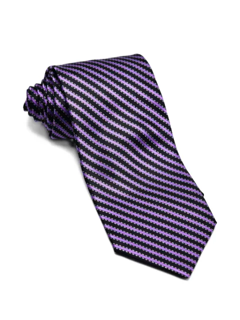 Castangia striped silk tie