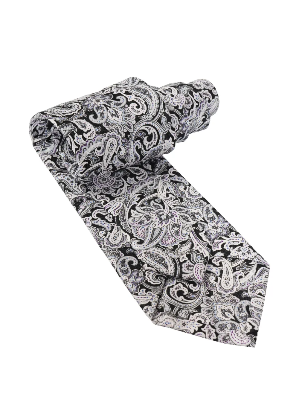 Stefano Ricci paisley-print silk tie Wit