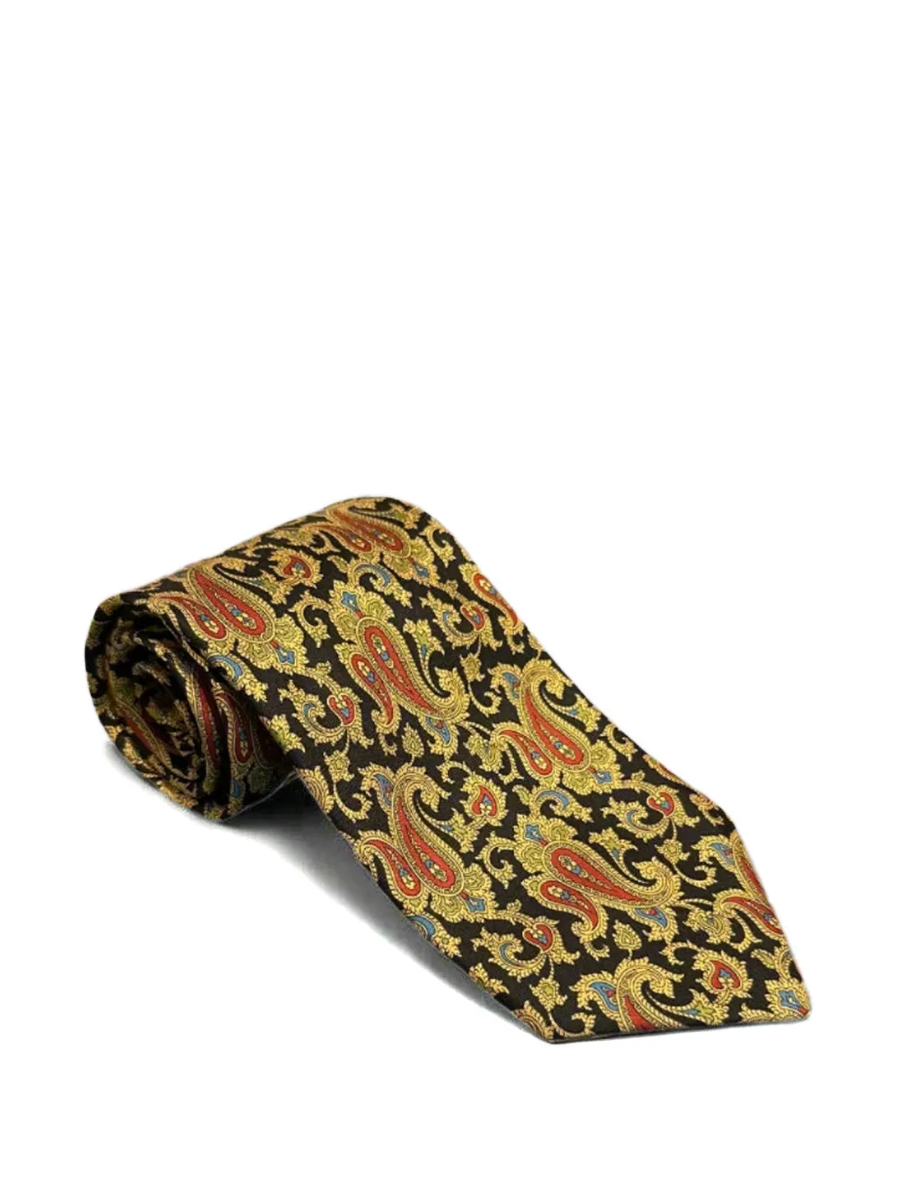 Brioni Zijden stropdas met paisley-print - Rood
