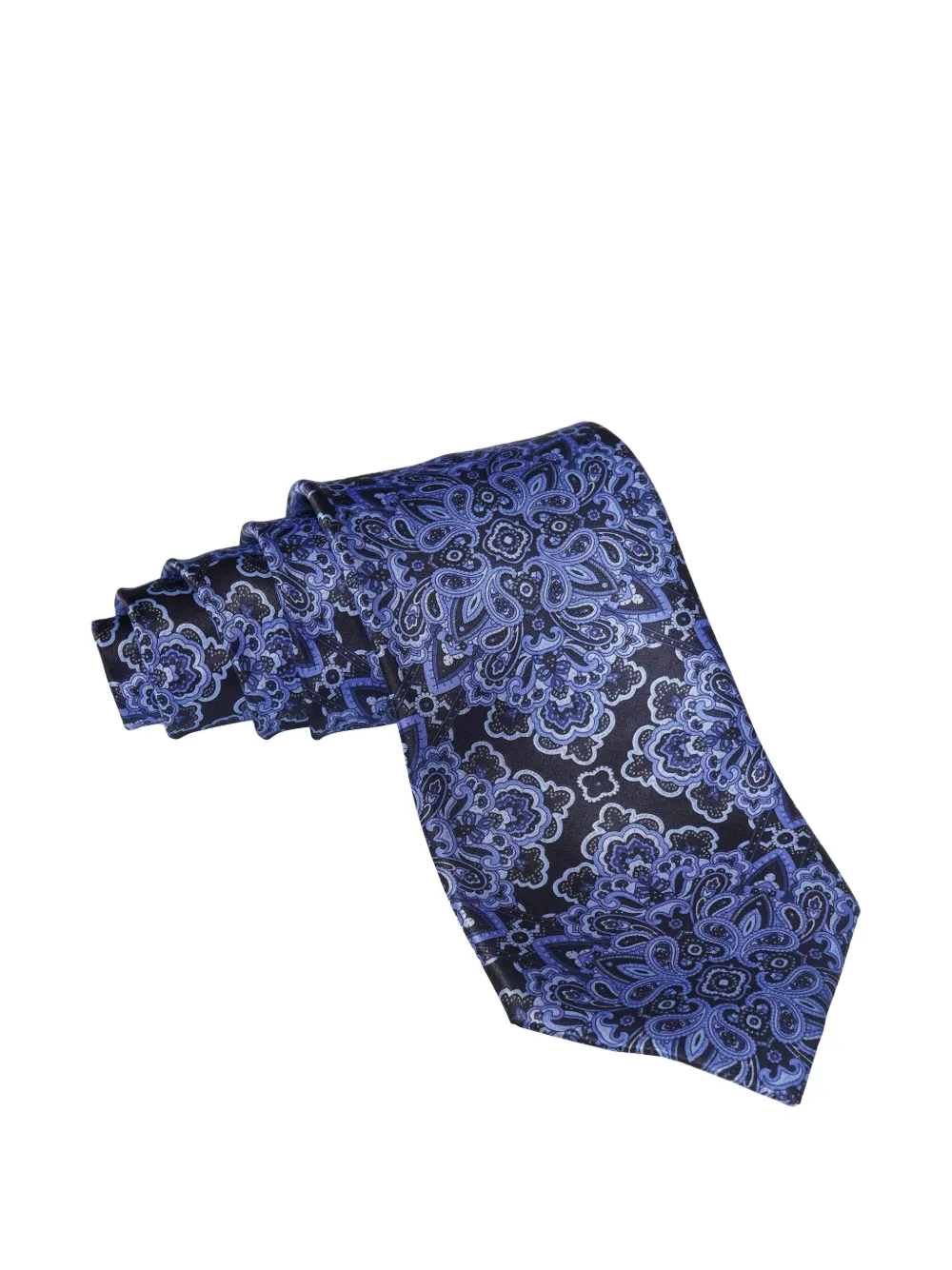 Stefano Ricci paisley silk tie Blauw