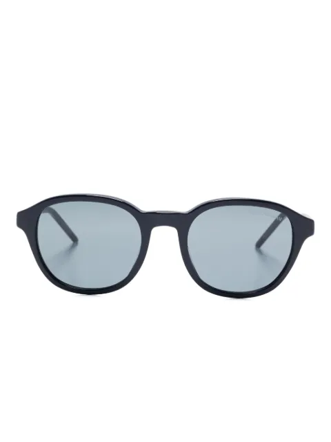 Emporio Armani eagle-logo round sunglasses