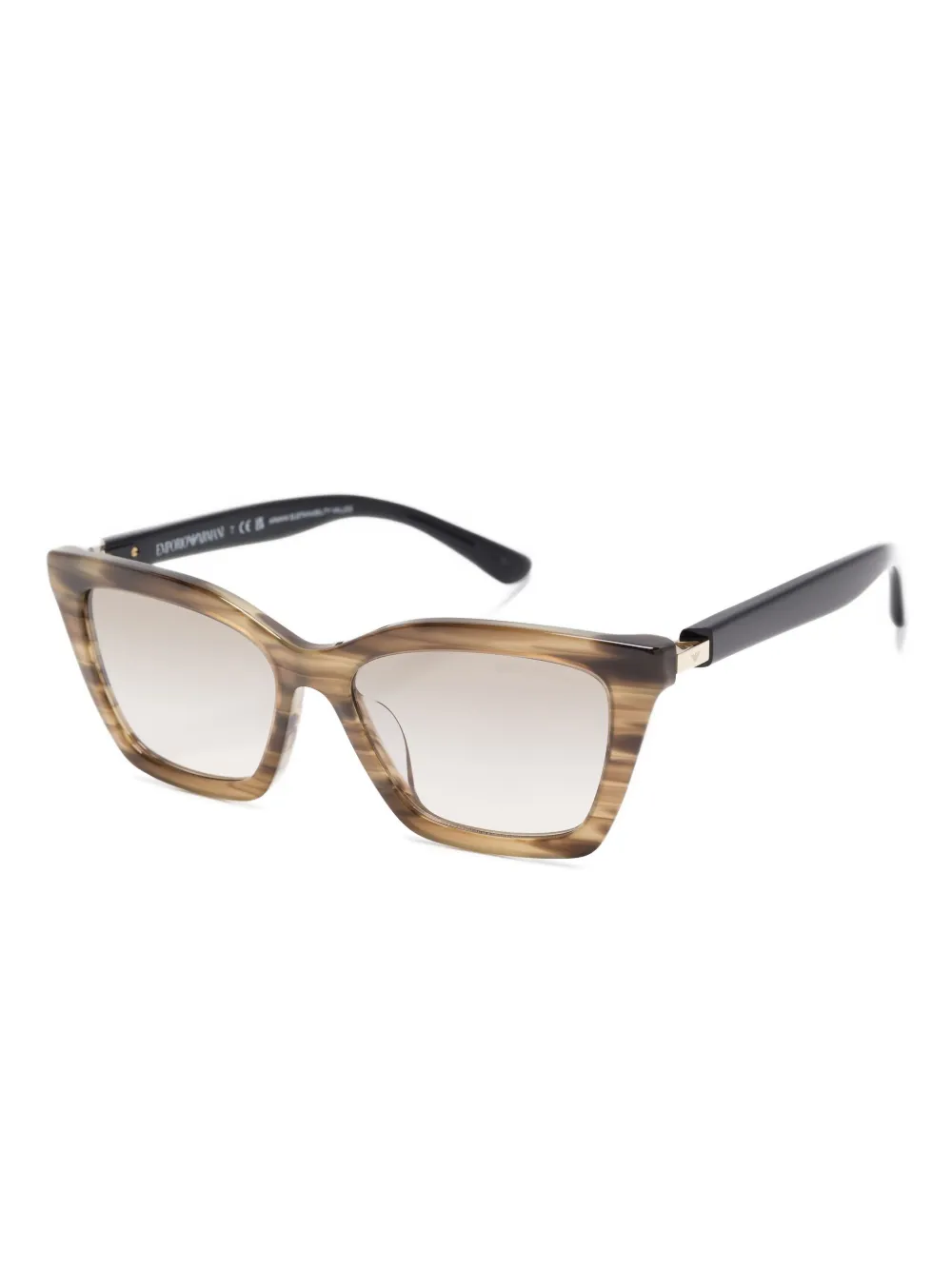 Emporio Armani Zonnebril met cat-eye montuur Groen