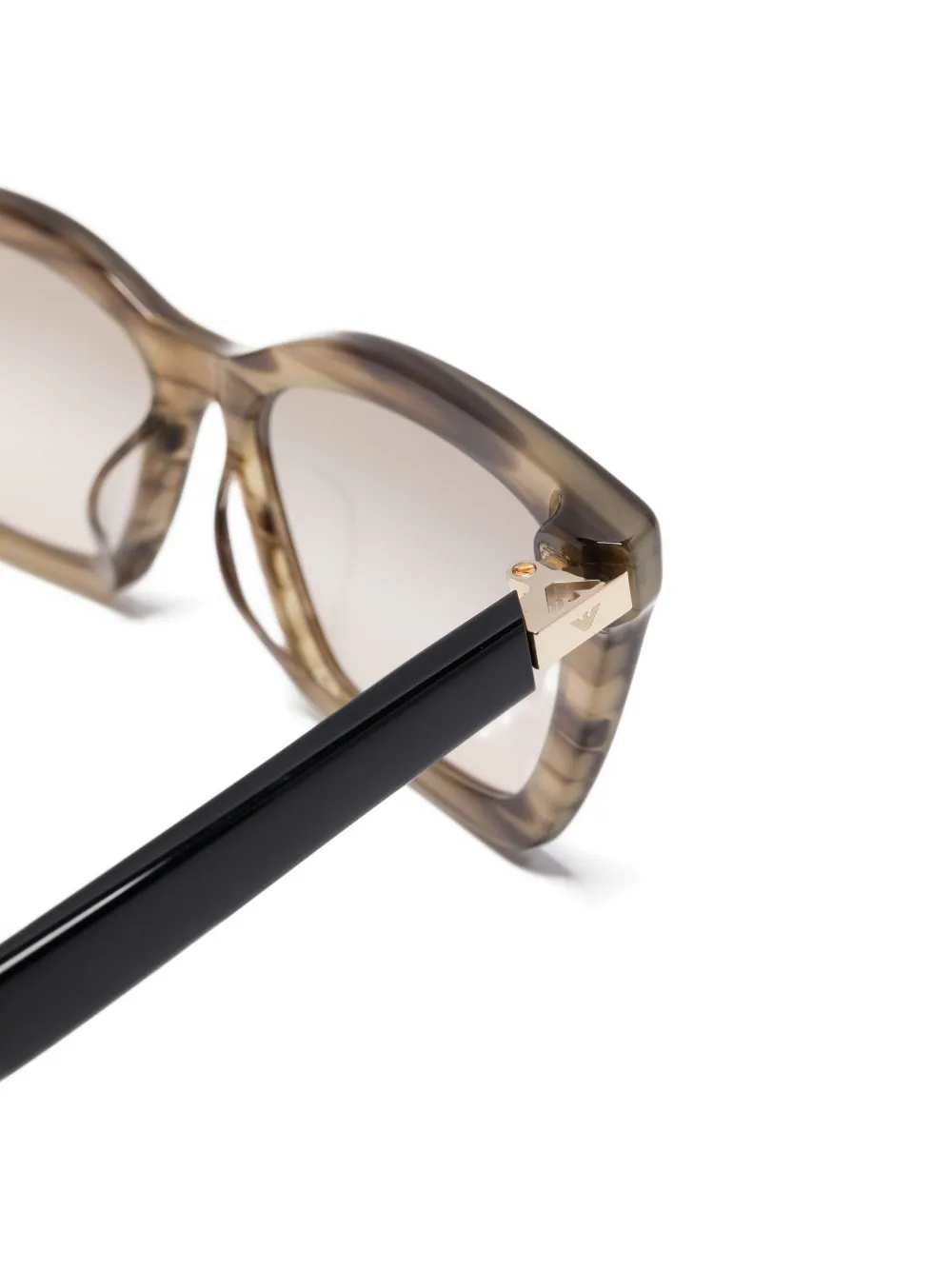 Emporio Armani Zonnebril met cat-eye montuur Groen